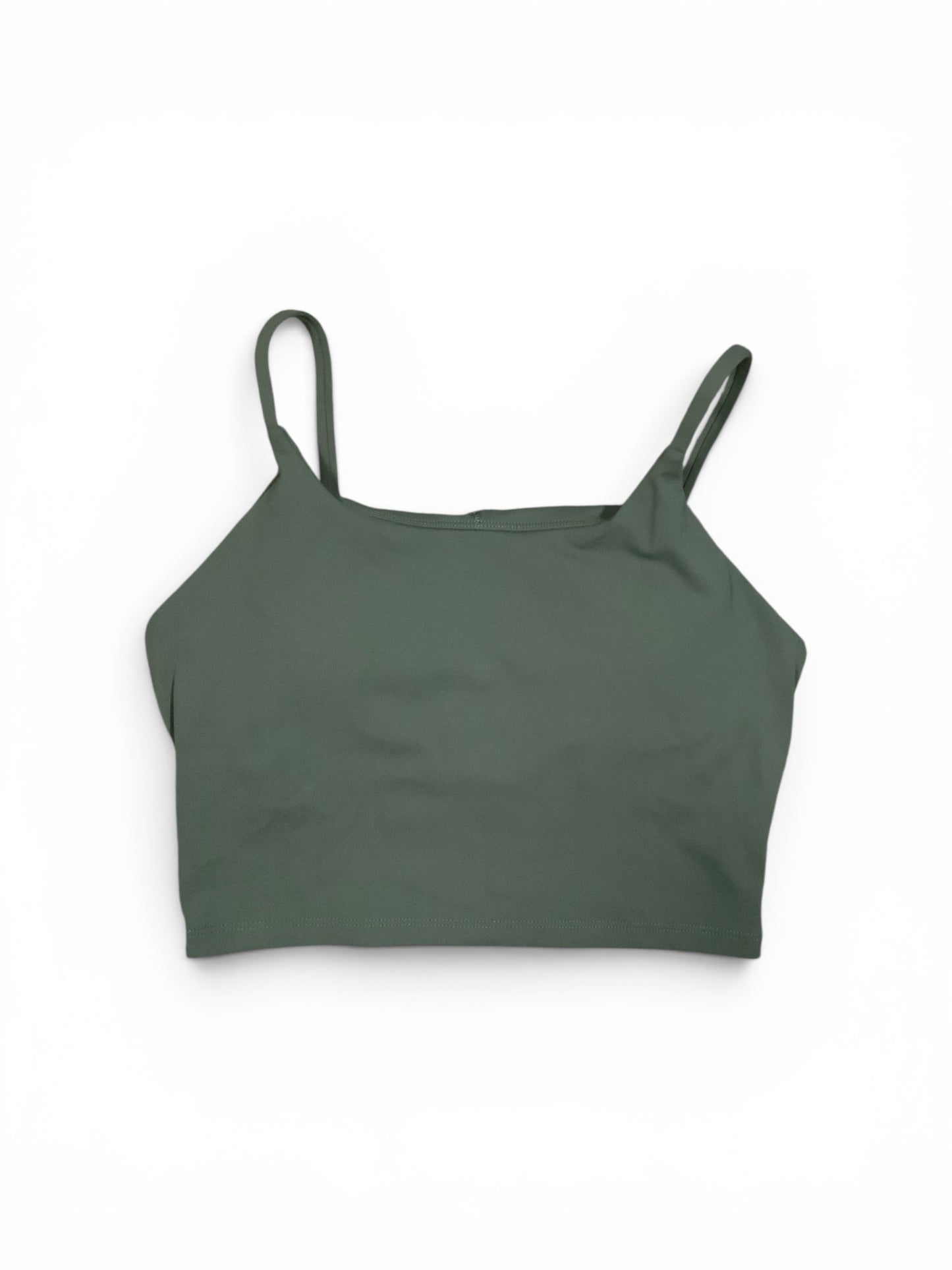 Olive Green Sports Bra
