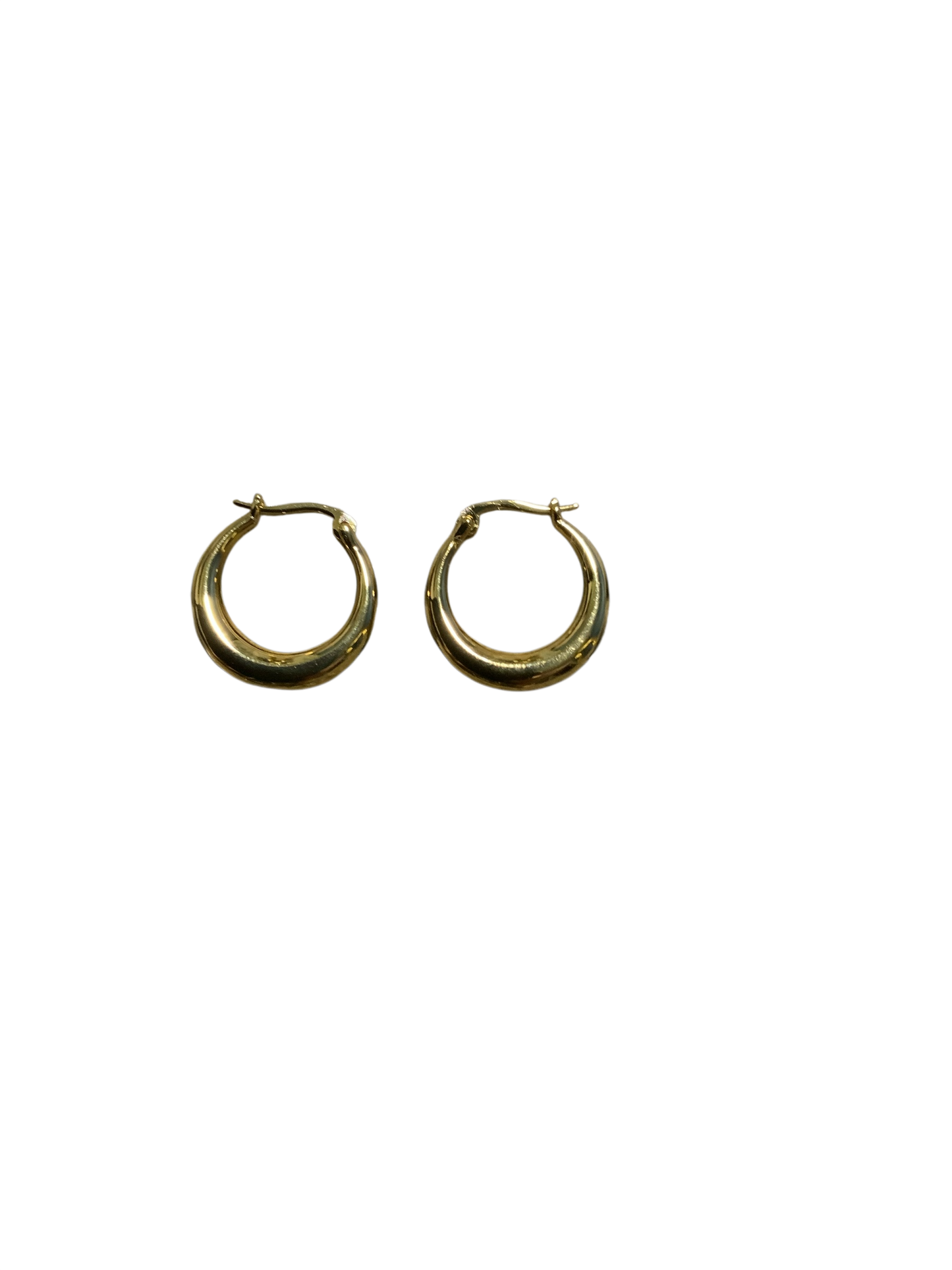 Gold Tone Plated Hoop Earrings
