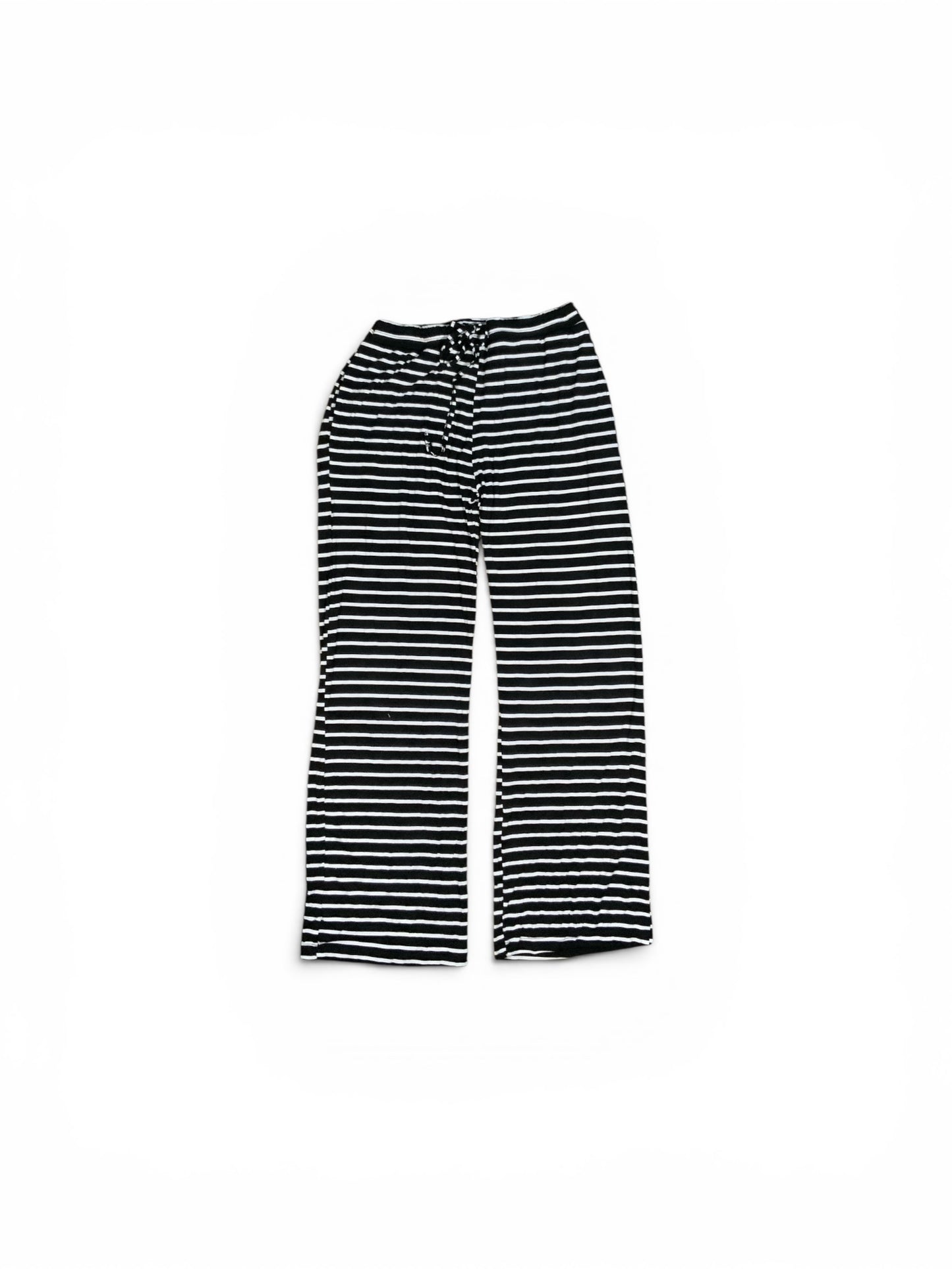 Black and White Stripped Pajama Pants