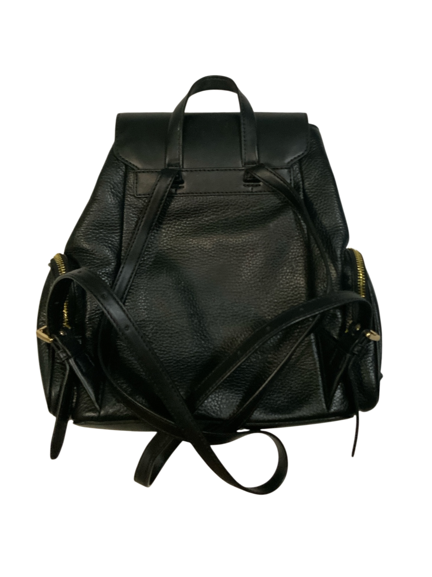 Michael Kors Adina Medium Pebbled Leather Backpack in Black