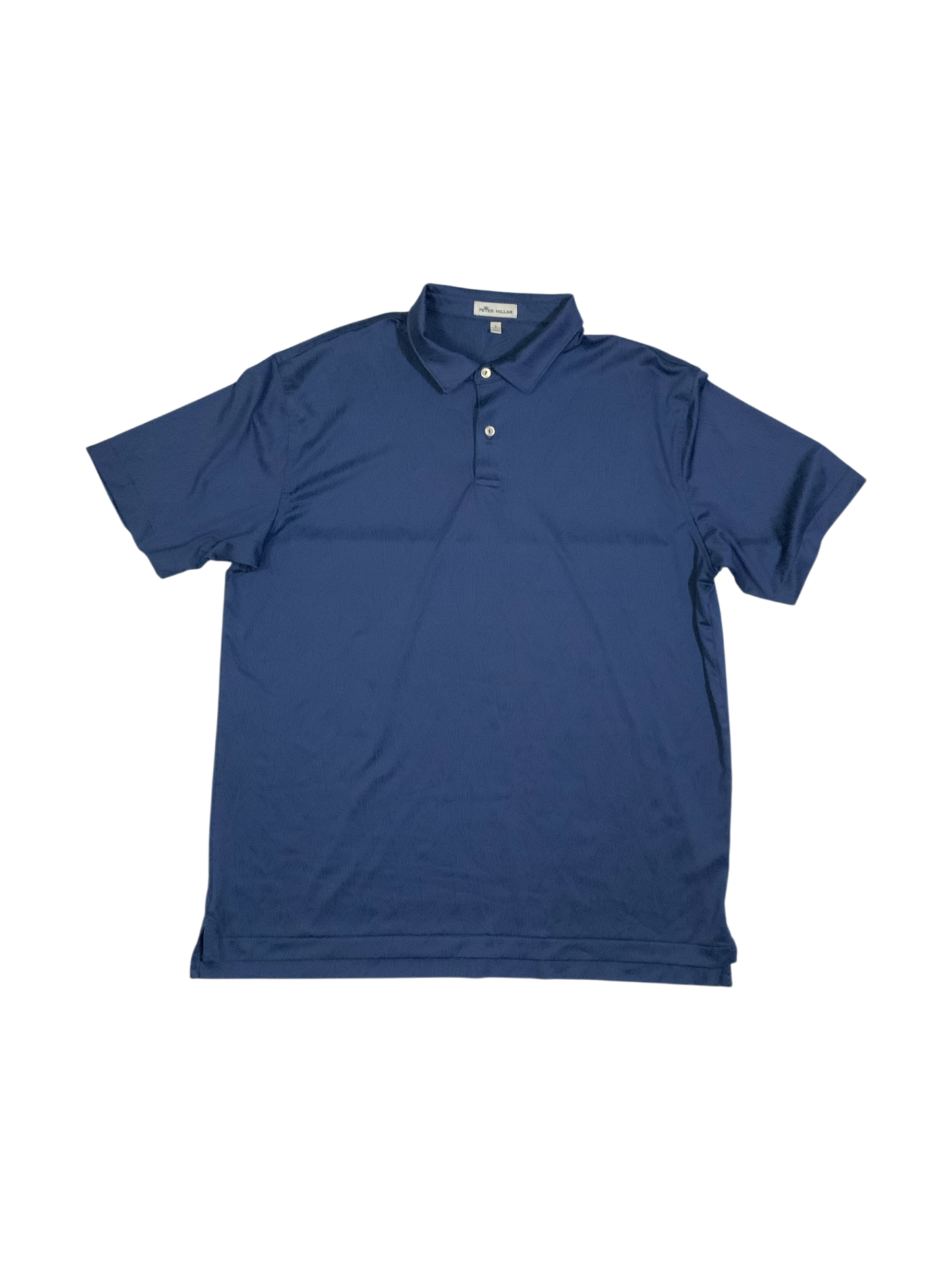 Peter Millar Solid Performance Mesh Polo Blue