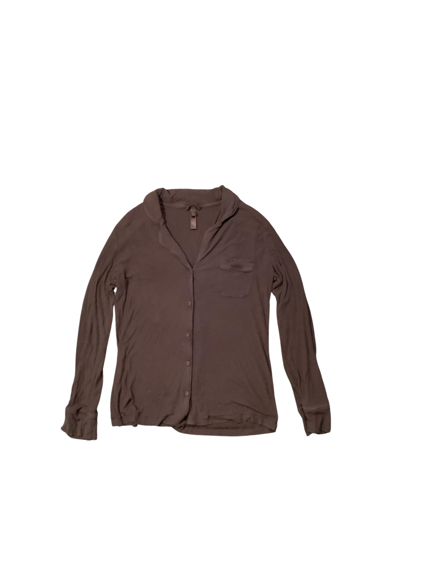 SKIMS Espresso Long Sleeve Top & Pants Set Casual