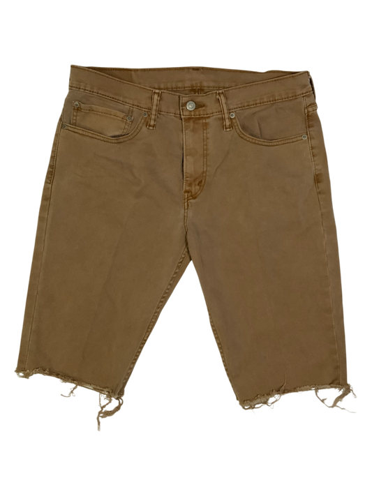 Levi's 511 Slim Fit Cut-Off Denim Shorts Brown Size 34