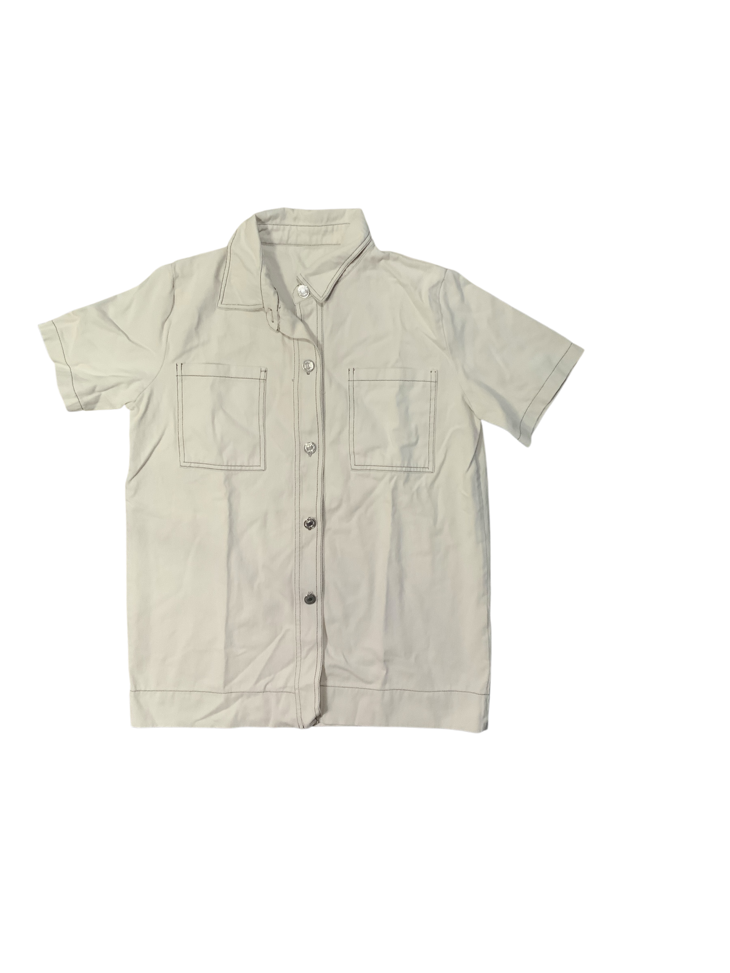 Khaki Short Sleeve Top & Shorts Set