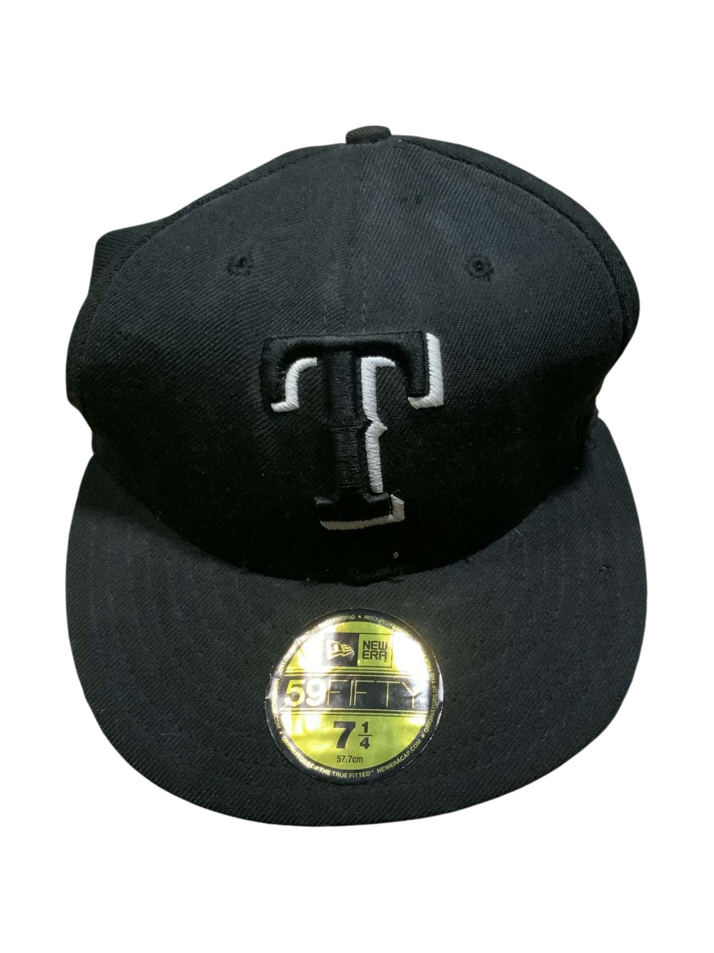 New Era Texas Rangers 59 Fifty Fitted Hat Size 7 1/4