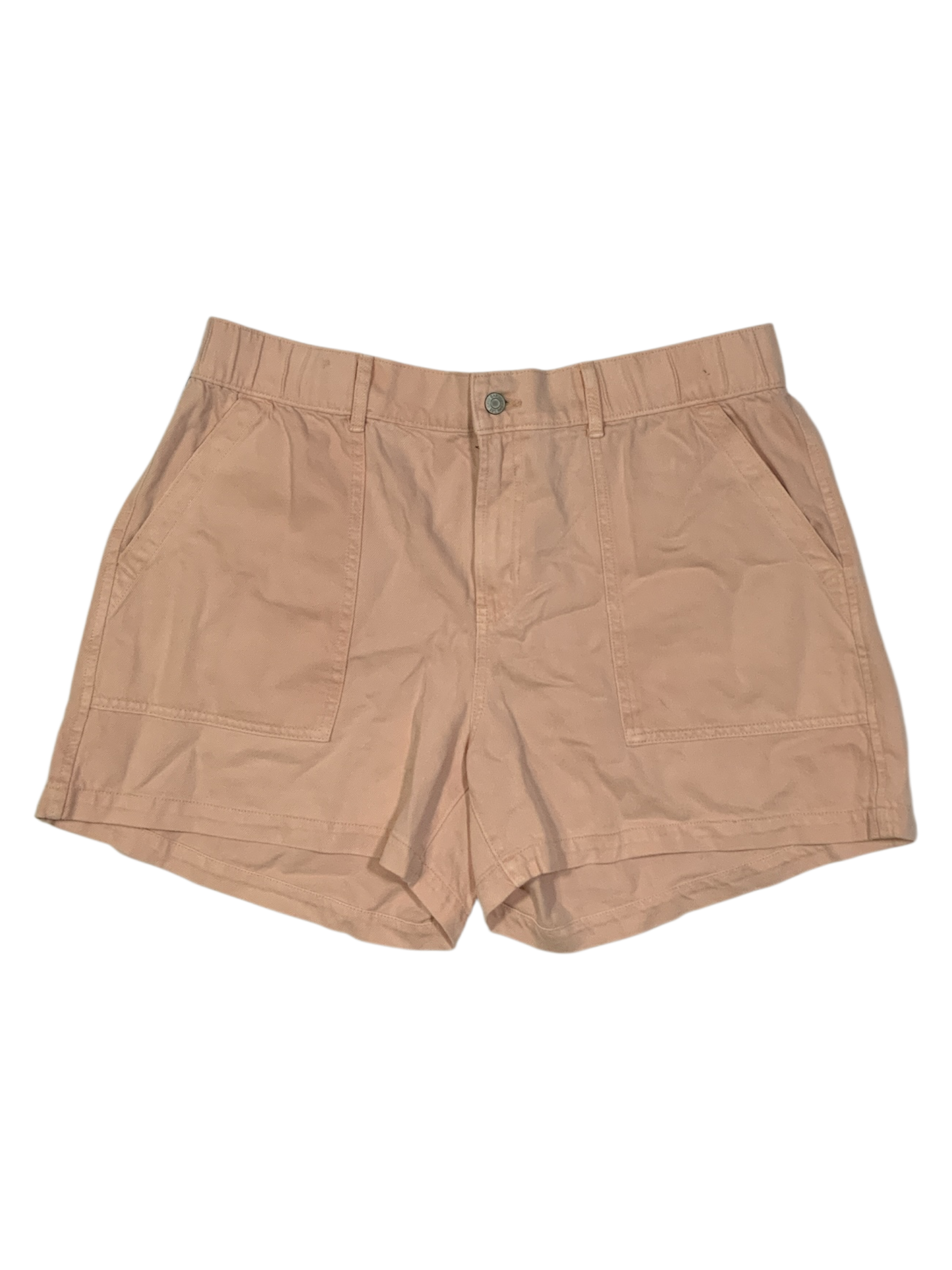 Gap Women's Peach Utility Shorts with Elastic Waist Size XL