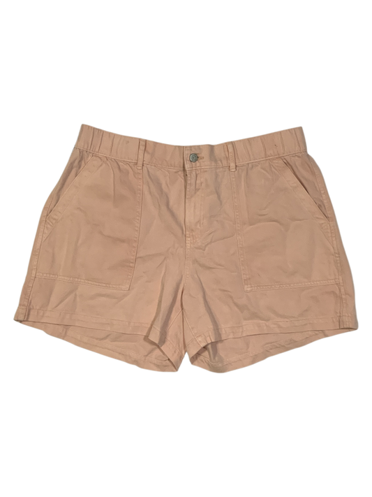 Gap Women's Peach Utility Shorts with Elastic Waist Size XL