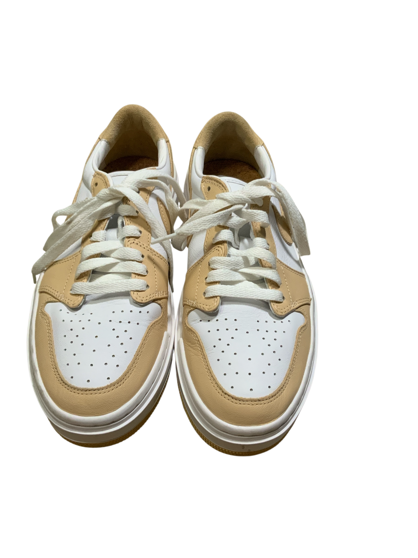 NIKE Air Jordan 1 Elevate Low SE Tan White Women’s Sneakers