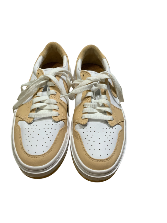 NIKE Air Jordan 1 Elevate Low SE Tan White Women’s Sneakers