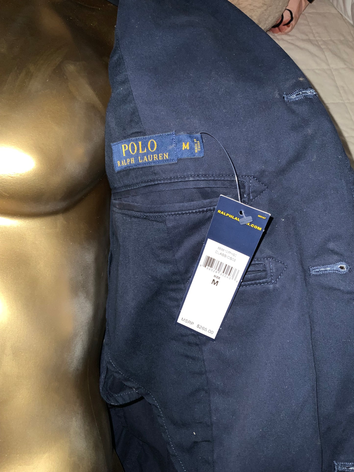 Polo Ralph Lauren Men’s Classic Fit Navy Twill Blazer