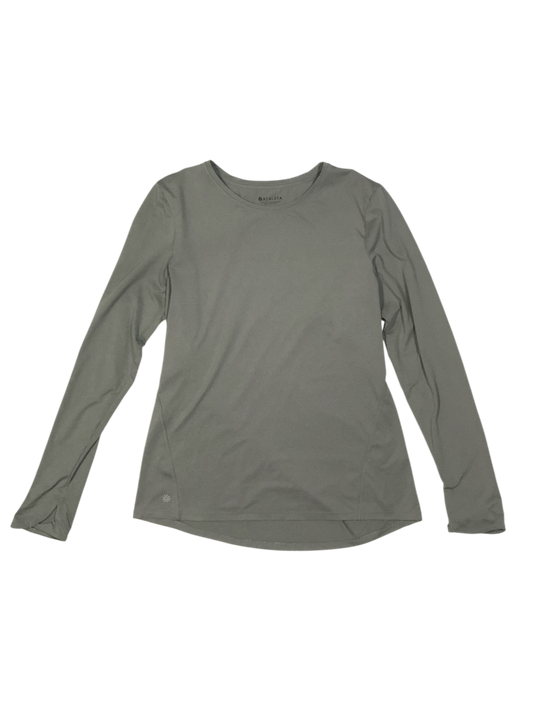 Athleta Limitless Heather Long Sleeve Gray Top