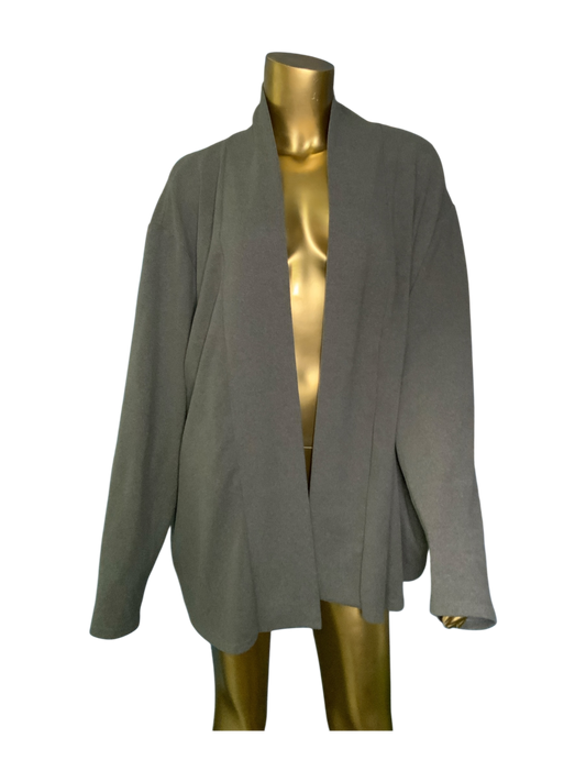 COOFANDY Casual Gray Long Sleeve Cardigan & Comfort Pants Set