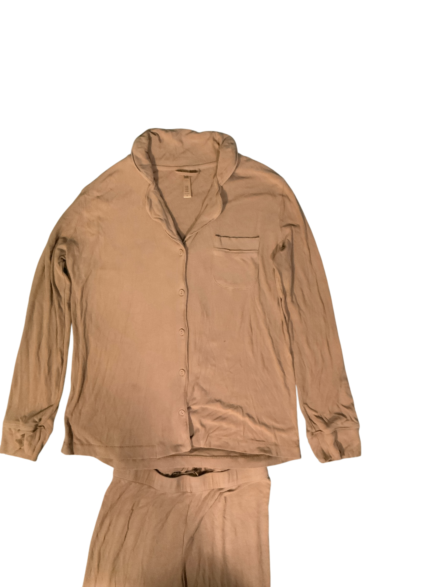 SKIMS Carmel Long Sleeve Top & Pants Set Casual