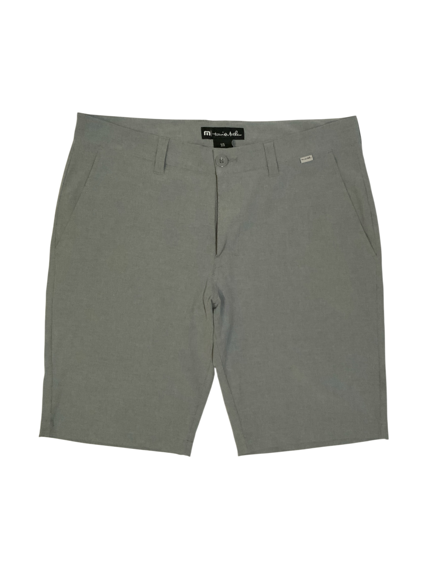 Travis Mathew Men's Gray Performance Golf Shorts Size 33
