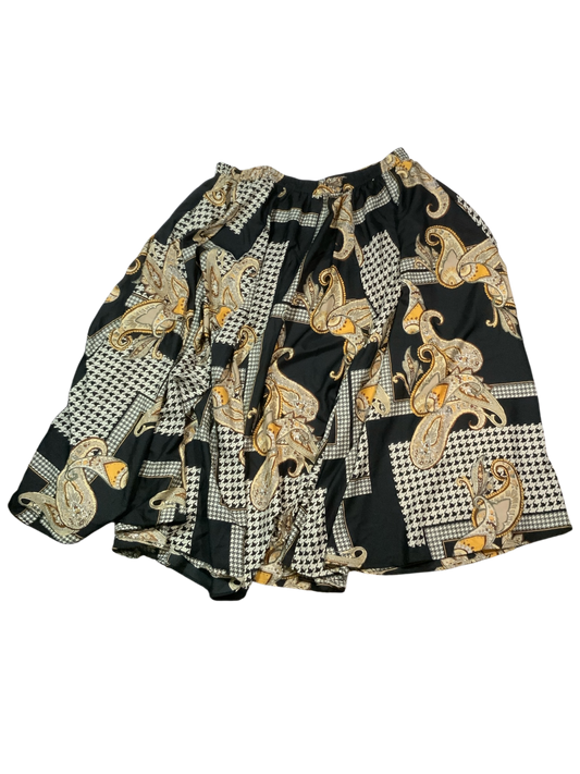 Cato Est. 1946 Paisley and Houndstooth Print Midi Skirt Size 22/24