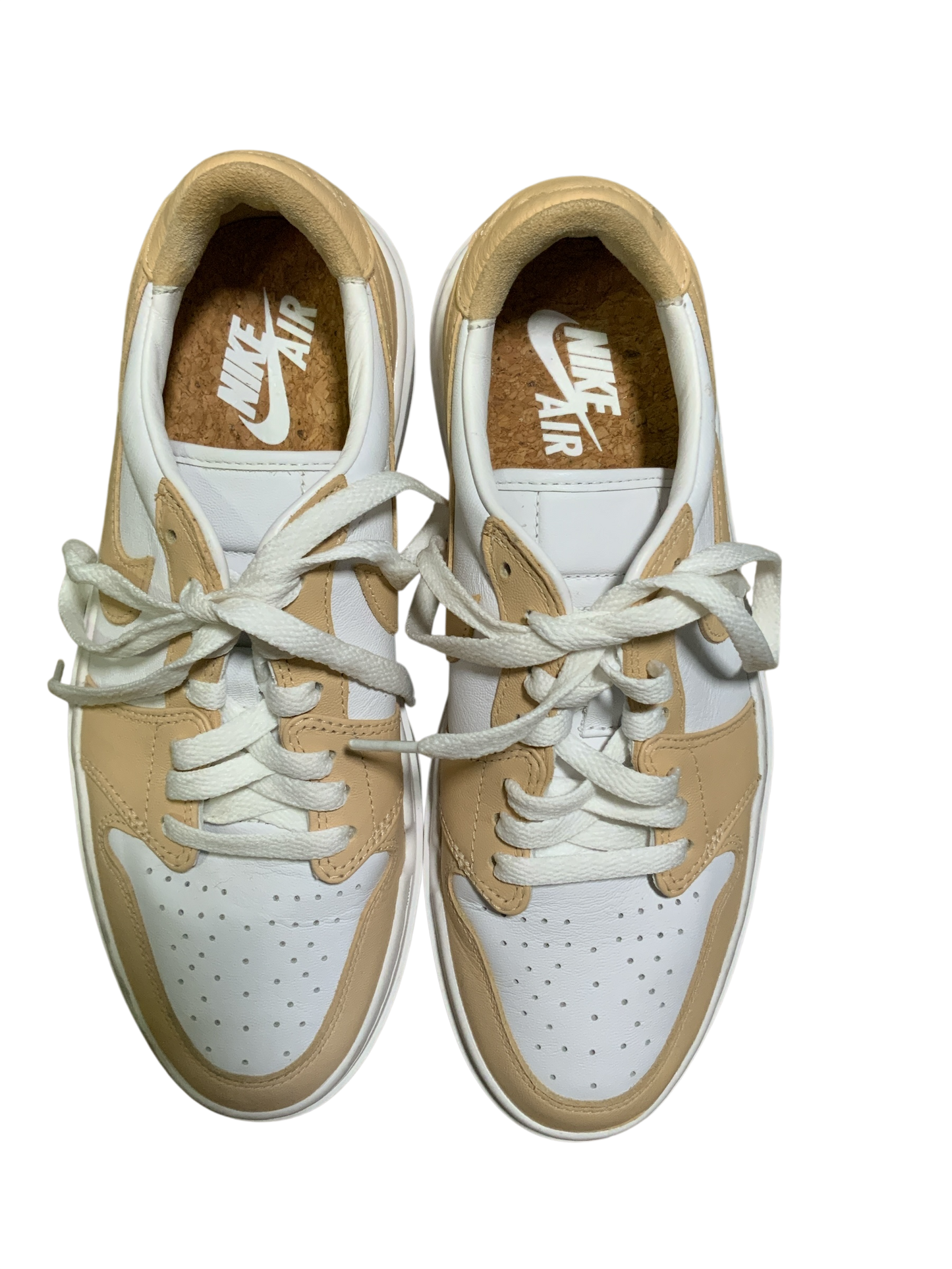 NIKE Air Jordan 1 Elevate Low SE Tan White Women’s Sneakers