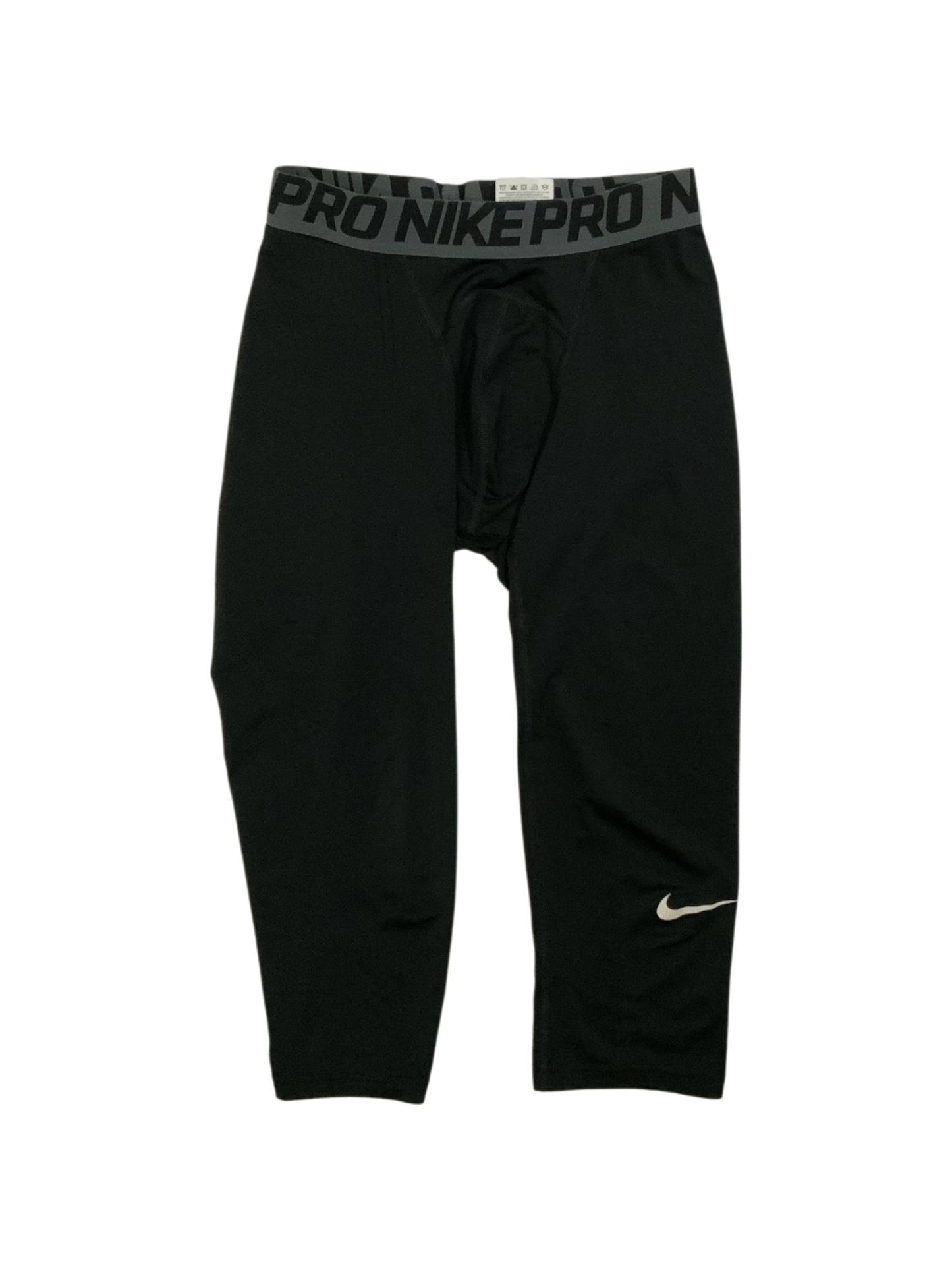 NIKE Pro Men's 3/4 Length Compression Tights Dri-Fit Base Layer Size L