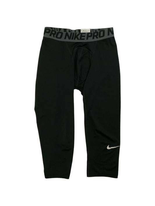 NIKE Pro Men's 3/4 Length Compression Tights Dri-Fit Base Layer Size L