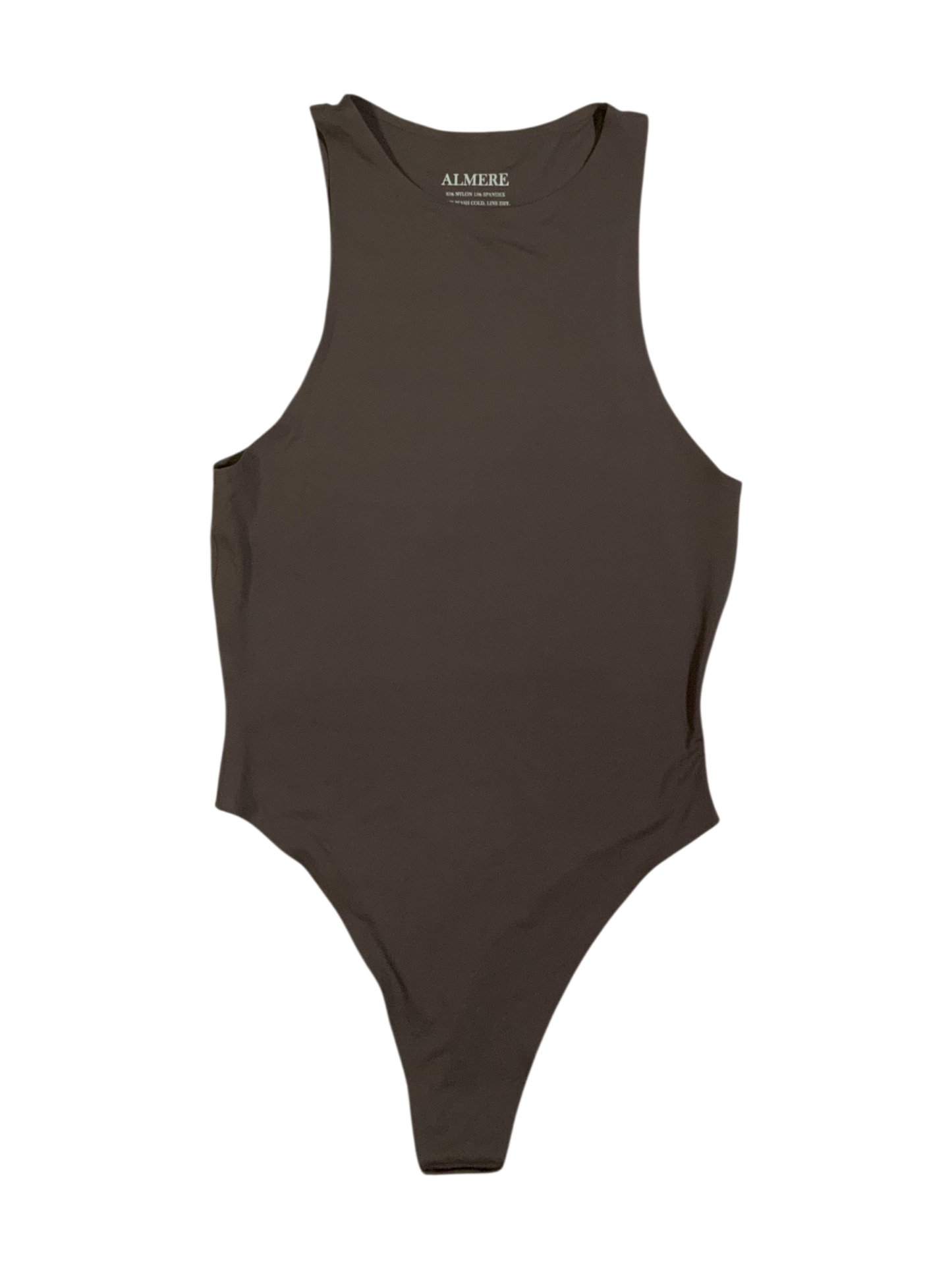 Almere Sleeveless Bodysuit Brown Seamless