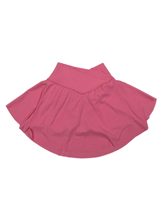 Pink Powersoft High-Waisted Crossover Skort