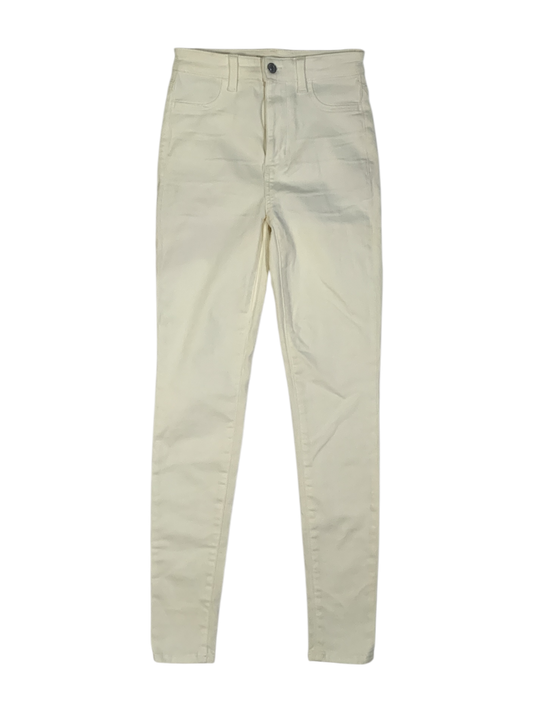 American Eagle White Highest Rise Jegging Next Level Stretch Size 0