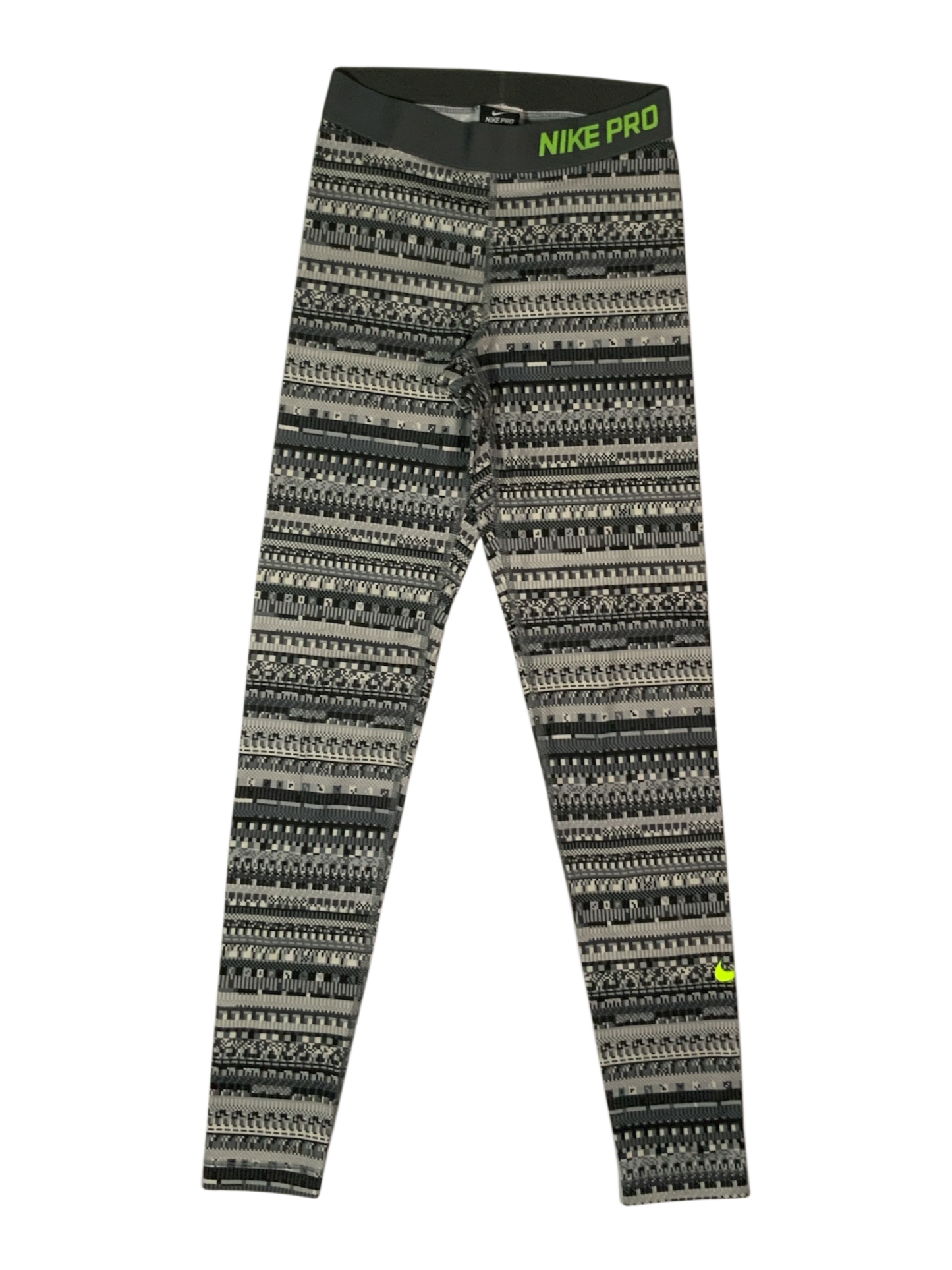Nike Pro Dri-Fit Geometric Print Athletic Compression Leggings