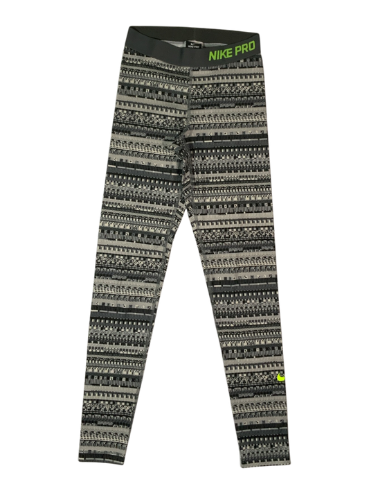 Nike Pro Dri-Fit Geometric Print Athletic Compression Leggings