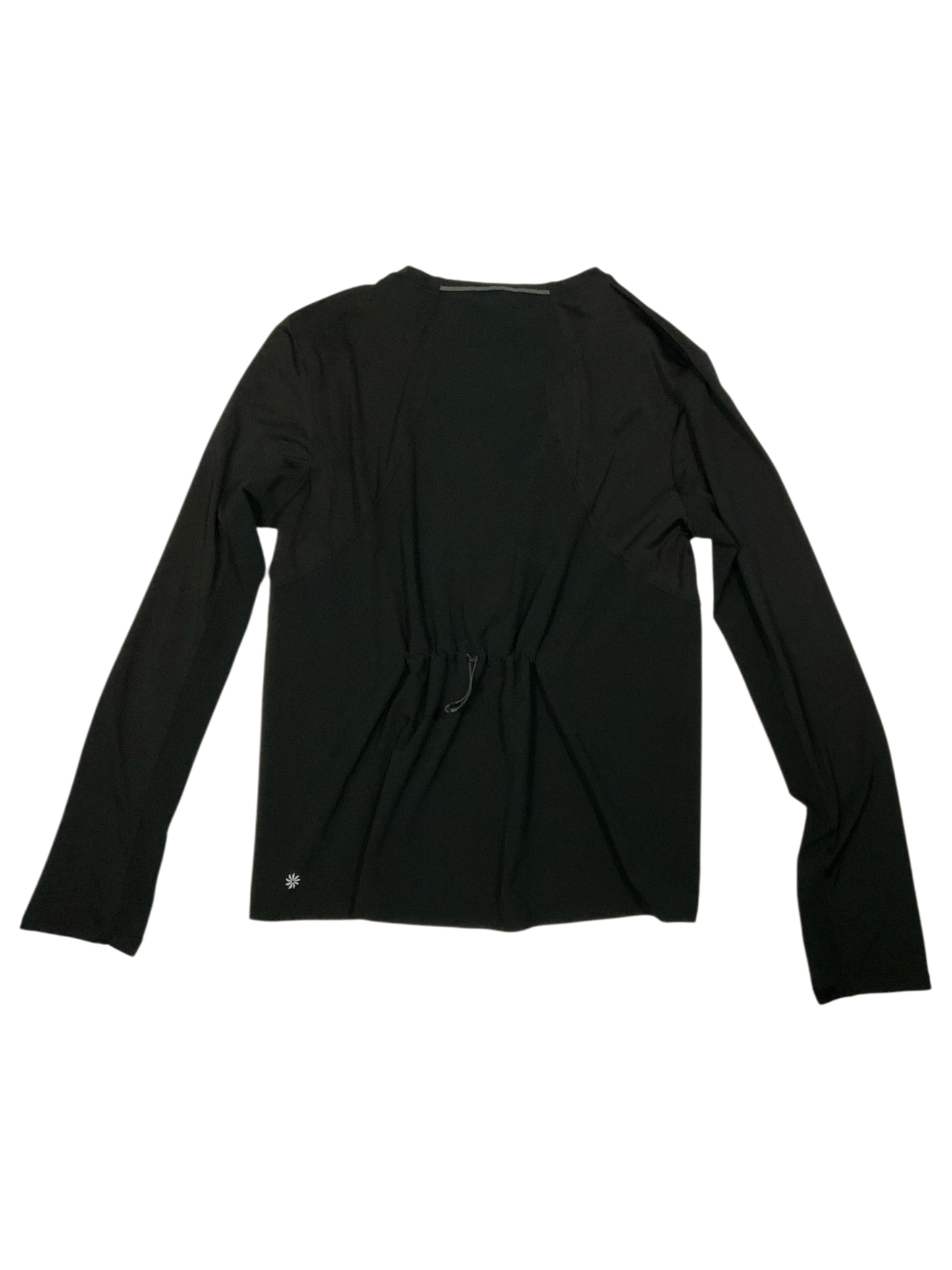 Athleta Women's Black Long Sleeve Crew Neck Performance Shirt Size M