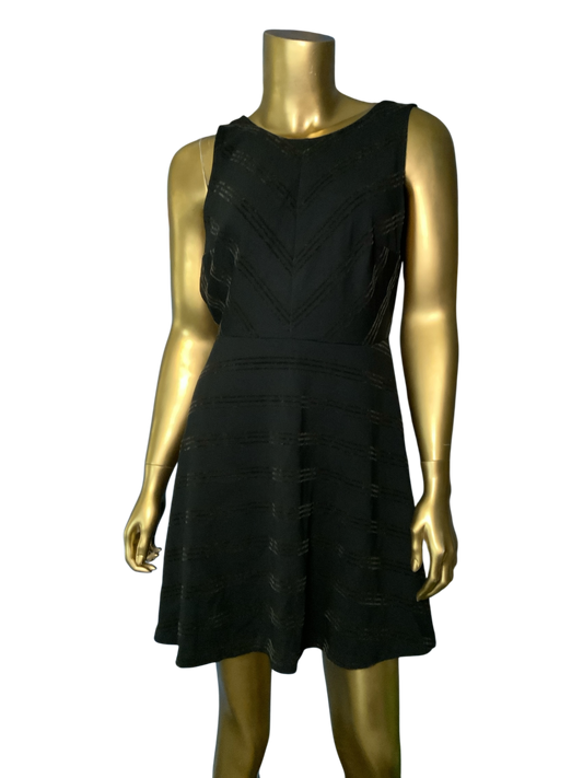 Free People Lady Jane Black Lace Sleeveless Mini Dress