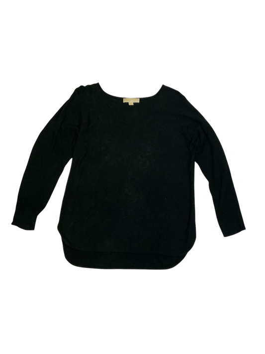 Michael Kors Black Long Sleeve Scoop Neck Sweater Size M